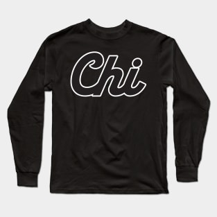 Chicago 'Chi' Southside Baseball Fan T-Shirt: Swing for the Fences with Your Chi-Town Pride! Long Sleeve T-Shirt